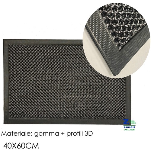 Tappeto gomma con profili - tappeto,