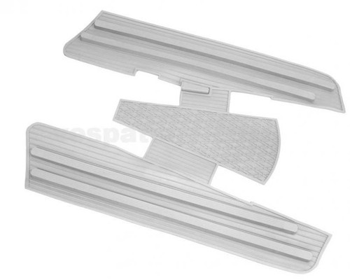 Tappeto pedana gomma grigio - in,