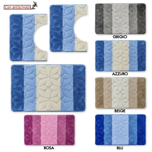 Tappeto bagno singolo set - set, 3