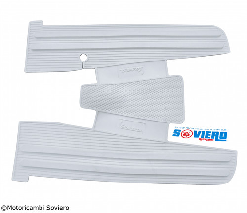 Tappeto gomma bianco vespa - gomma,